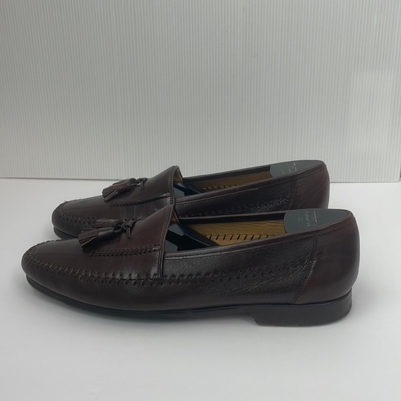 Mezlan leather mens dress shoes handmade in Spain Sz 10 main image 4